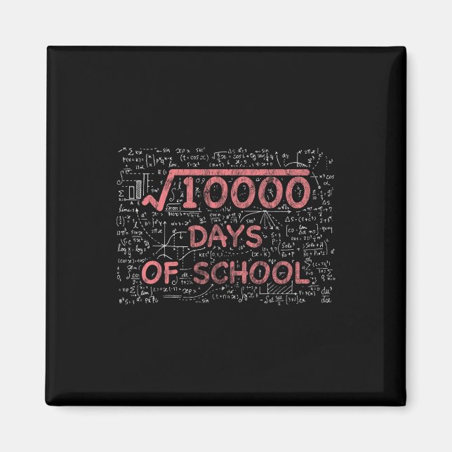 Imã 100º Dia De Professora De Matemática Na Escola 100 (Frente)