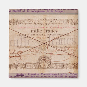 Imã 1000 francos de cédula de 8 Floreal, um X