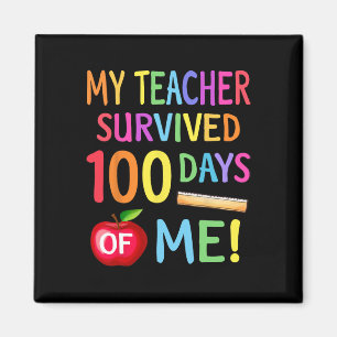 Imã 100.º Dia Da Escola 100 Dias De Professora Stu