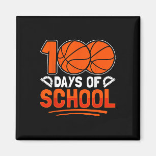 Imã 100.º Dia De Basquete Escolar 100 Dias De Escola