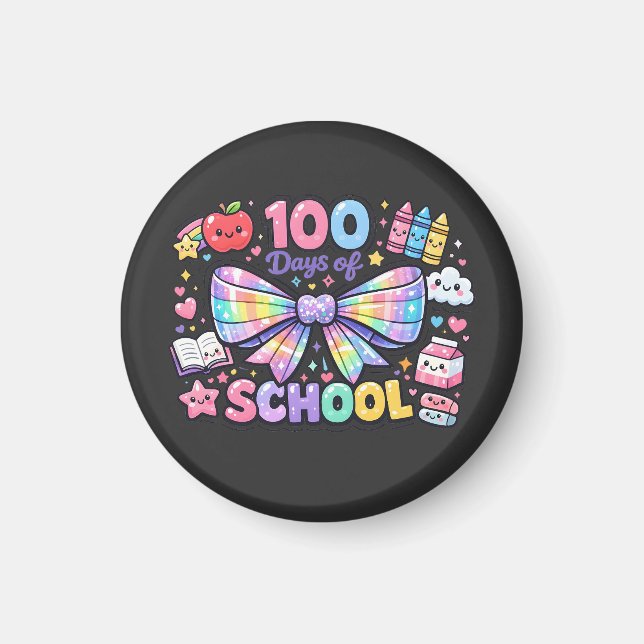 Imã 100 Days Of School  (Frente)