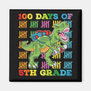 Imã 100 Dias da 5ª Série Escola de Dinossauros T Rex