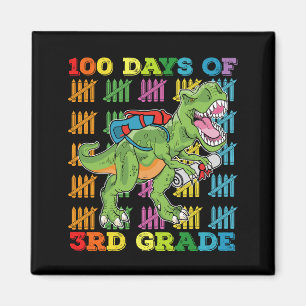 Imã 100 Dias Da Escola Do Tiranossauro Rex Da 3ª Série