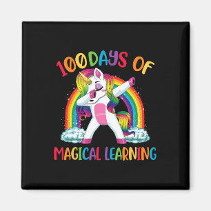 Imã 100 Dias De Aprendizado Mágico Dabbing Garotas Uni