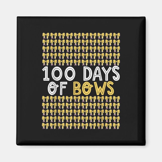 Imã 100 Dias De Arco Coquetê 100 Dia De Arco Escolar (Frente)