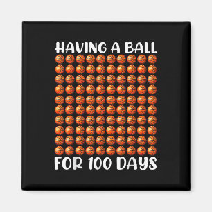 Imã 100 Dias De Basquete Escolar 100.º Dia 100 Dias