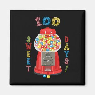 Imã 100 dias de Design escolar 100 dias de Gumba escol