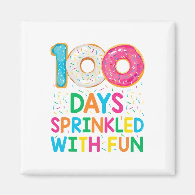 Imã 100 dias de diversão salpicados com o professor de (Frente)