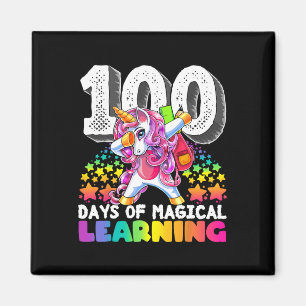 Imã 100 dias de dom de unicórnio mágico aprendendo a a