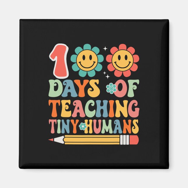 Imã 100 Dias De Ensino De Pequenos Professores Humanos (Frente)
