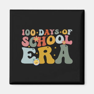 Imã 100 Dias De Era Escolar Groovy Professor Crianças