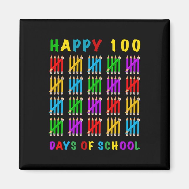Imã 100 Dias De Escola (Frente)