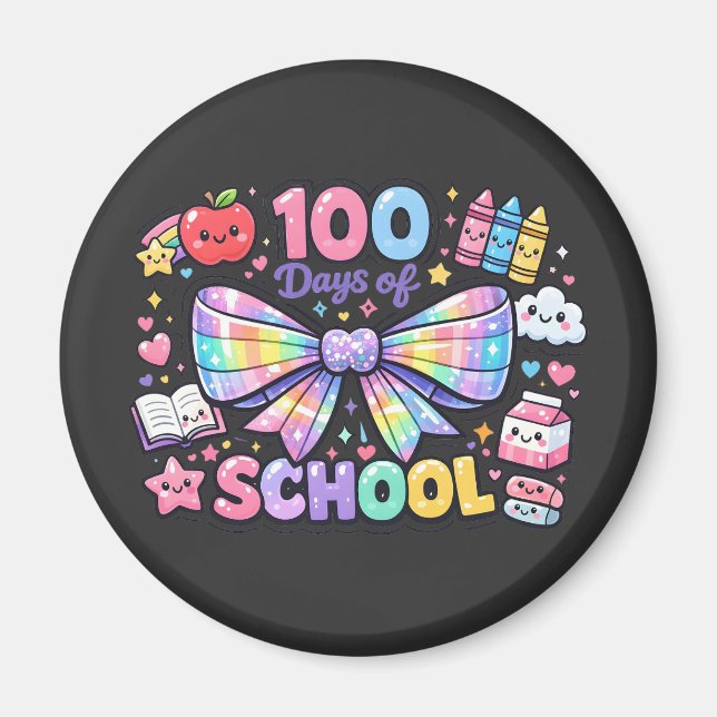 Imã 100 Dias De Escola  (Frente)