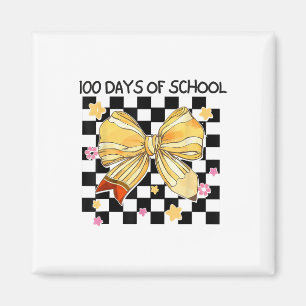 Imã 100 Dias De Escola, Arco Coquette Kindergarten Tea