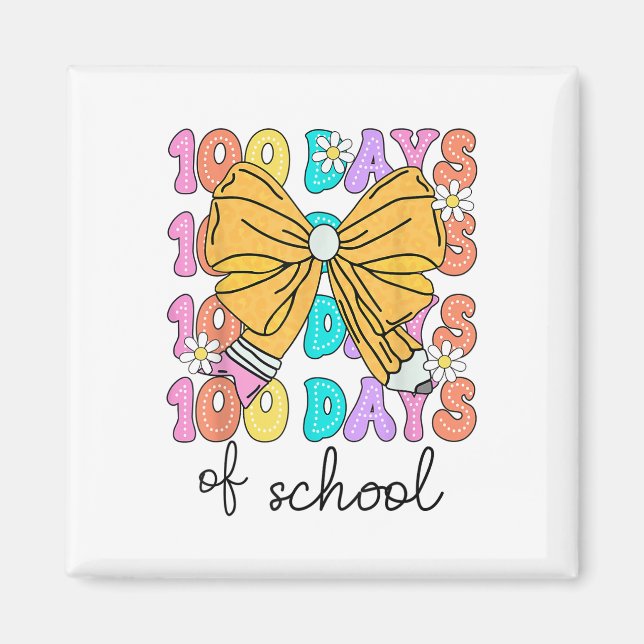 Imã 100 Dias De Escola Coleta Arco 100º Dia (Frente)