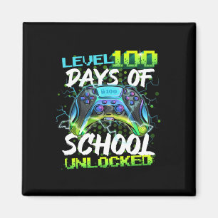 Imã 100 Dias De Escola Desbloqueado Gamer Menino Menin