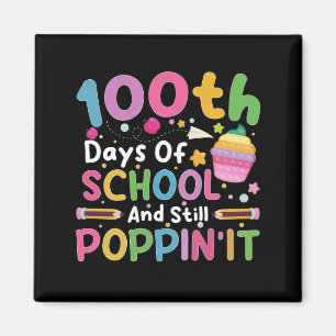 Imã 100 Dias De Escola E Ainda Poppin' Garota 