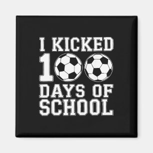 Imã 100 Dias De Escola Futebol Meninos Crianças 100º D