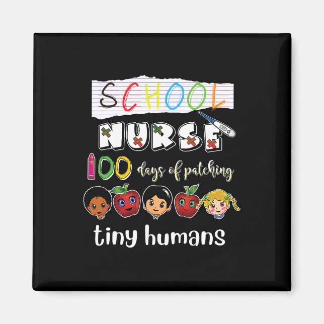Imã 100 dias de escola patchando pequenas escolas de h (Frente)