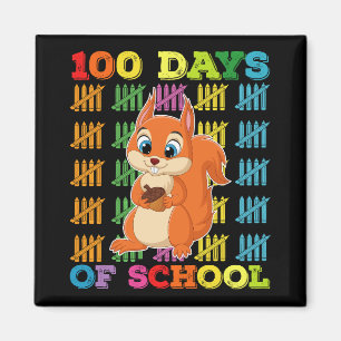 Imã 100 Dias de Escola Professor Esquilo