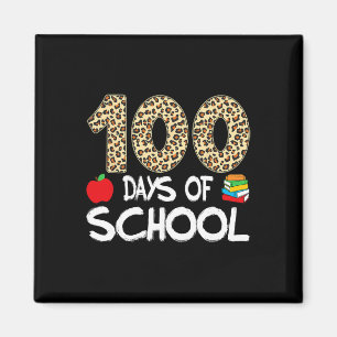 Imã 100 Dias De Escola Professor Leopardo 100º Dia De