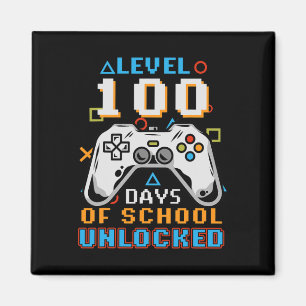 Imã 100 Dias De Estudante De Jogo De Vídeo Desbloquead