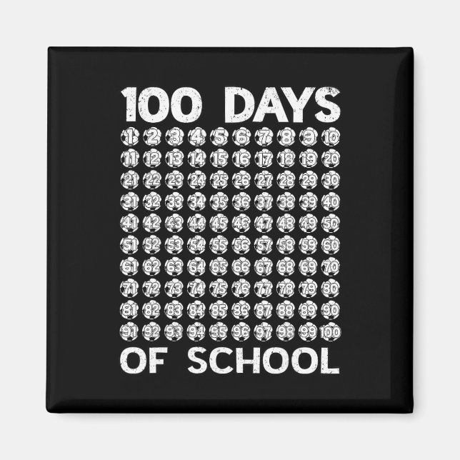 Imã 100 Dias De Futebol Escolar 100º Dia De Aula Menin (Frente)