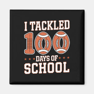 Imã 100 Dias De Futebol Escolar Garotos Toddler 100t