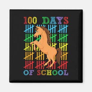 Imã 100 Dias De Meninas De Cavalo Da Escola Meninas 10