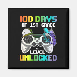 Imã 100 Dias De Vídeo Gamer G Desbloqueado De Nível 1r