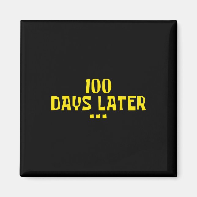 Imã 100 Dias Depois 100. º Dia De Professores Crianças (Frente)