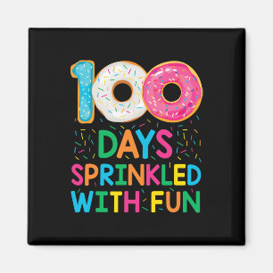 Imã 100 Dias Empurrados Com Professor De Rosquinha Div