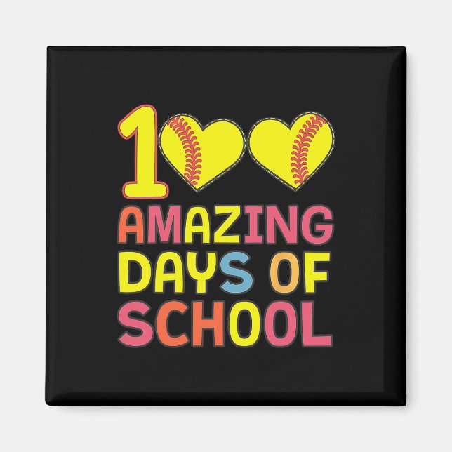 Imã 100 Dias Incríveis De Aluno Escolar B (Frente)