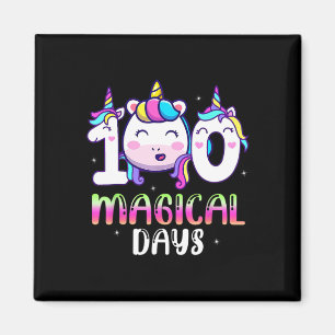 Imã 100 Dias Mágicos Garotas Crianças 100º Dia De Esco