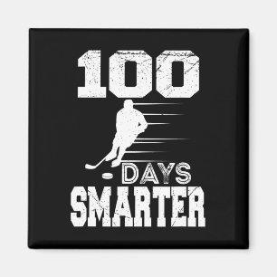 Imã 100 Dias Mais Inteligente Esportes de Hóquei 100º