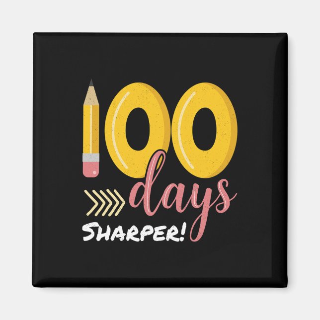 Imã 100 Dias Mais Nítidos 100º Dia De Professores (Frente)