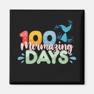 Imã 100 Dias Mermoráveis Sereia do 100º Dia de Aula