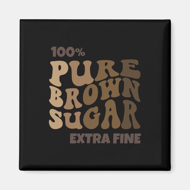 Imã 100% Puro Açúcar Mascavo Melanina Orgulhosa Histór (Frente)