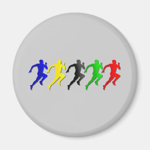 Imã 100m 200m 400m 800m em execução