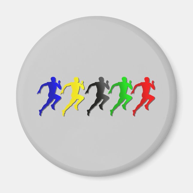 Imã 100m 200m 400m 800m em execução (Frente)