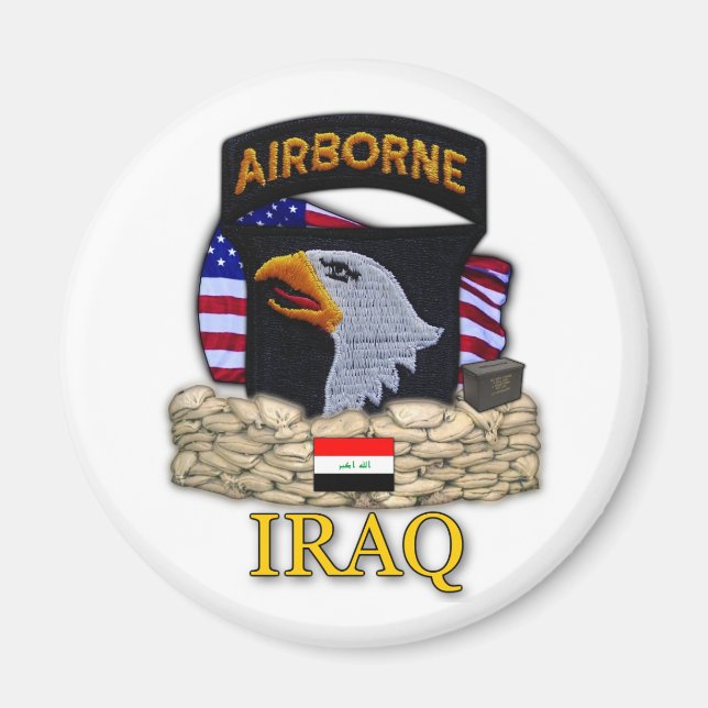 Imã 1010 veteranos de guerra do Iraque da divisão aére (Frente)