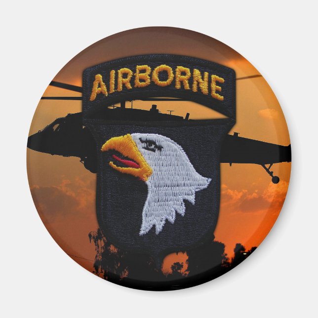 Imã 101st ABN DIV Airborne Division Screaming Eagles (Frente)