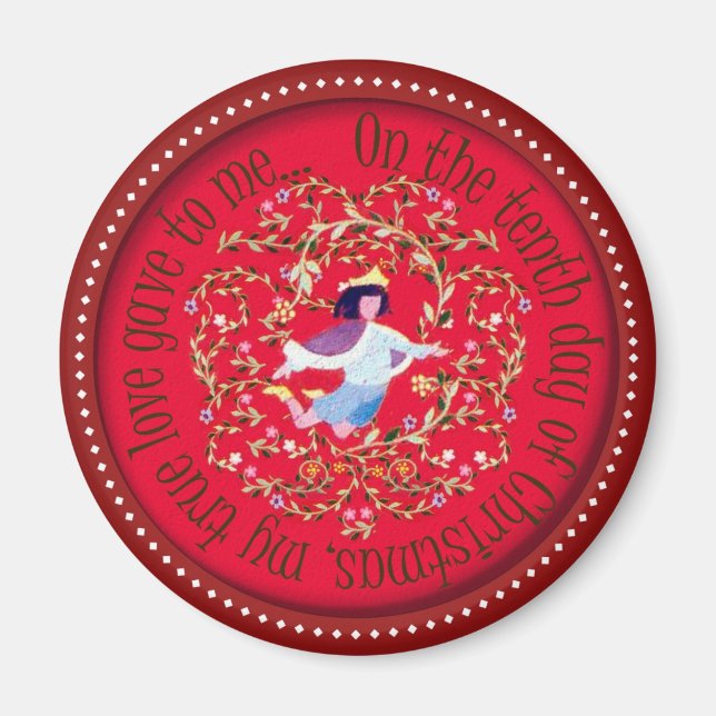 Imã 10 lordes em alapamento (Frente)