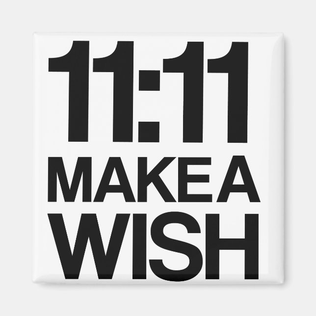 Imã 11:11 FAÇA UM ímã DESEJADO (Frente)
