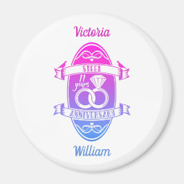 Imã 11 anos de casamento tradicional da 11 de Aço