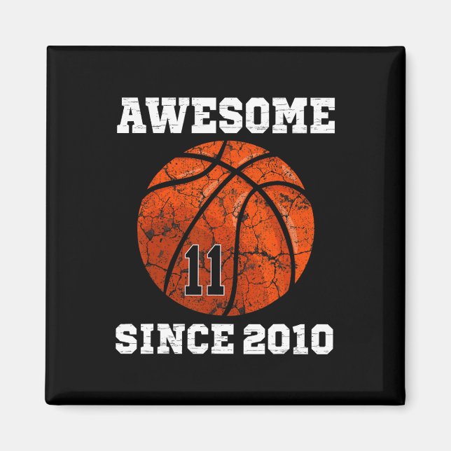 Imã 11 Birthday Basball Lover Gift 11 Anos V (Frente)
