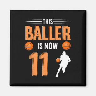 Imã 11 Birthday Bysketbyll - Este Byller Tem Agora 11 