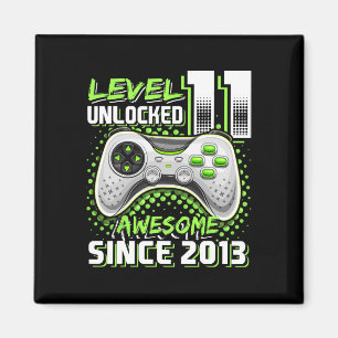 Imã 11 Birthday Gamer De 11 Anos Engraçado Garoto Ele