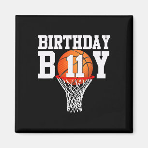 Imã 11 Birthday Sport Bysketbyll 11 Anos