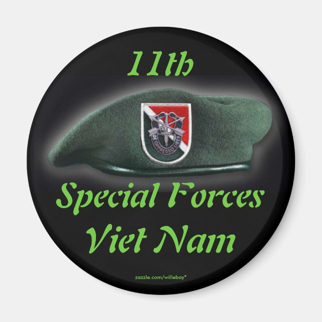 Imã 11 de forças especiais Green Berets nam flash Magn (Frente)